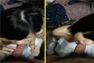 台湾小情侣在家初尝禁果含老二吃得津津有味
