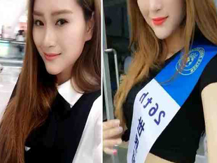 秀人网车模毛婷为了事业能更上一层楼不惜身子趴在床上让胖导演干