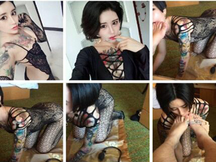 网红花臂纹身美女大花猫SM微拍视频合集