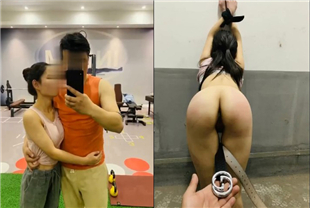推特瑜伽教练和健身教练调教母狗真的很淫荡