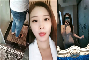 颜值不错妹子酒店约炮外卖小哥要求啪啪洗完澡直接抽插