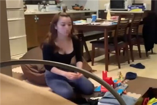 TP美女的居家生活自慰磨穴