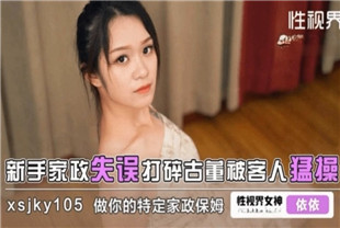 国产AV剧情-xsjky105新手家政失误打碎古董被客人勐操
