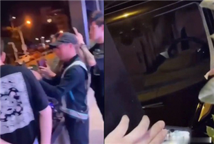 最新门事件5月第一瓜路虎事件妹妹大胆地往前走隔音真的好路人作护驾透过玻璃看到这个腿绝
