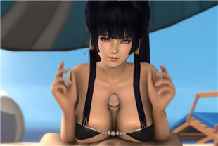 3D阳光海滩巨乳应战大屌