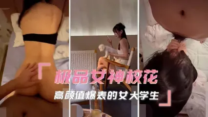极品女神大学校花沦为我胯下母狗，一到家就跪下口交吃鸡 无套插入玩乐她的色情肉体