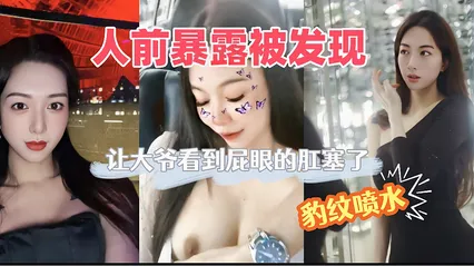 暴露狂母狗当街暴露肉体直接被路人撞见 主动掀起裙子让大爷盯着屁眼里的肛塞 就喜欢这种刺激感