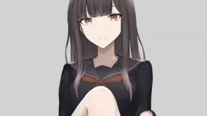 制服黑长直美少女用鄙视眼神盯着你 丝滑美腿玉足包裹套弄肉棒足交榨精