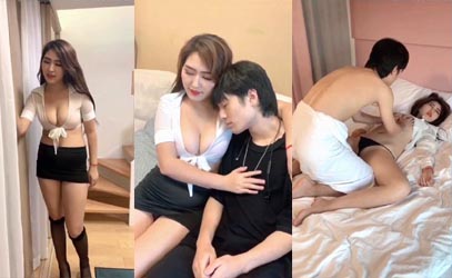  【沈樵剧情】《我的漂亮后妈》偷操爆乳骚货后妈