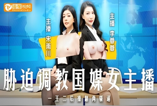 【独家无码】爆操玩弄国媒女主播，一网二后操翻俩骚逼