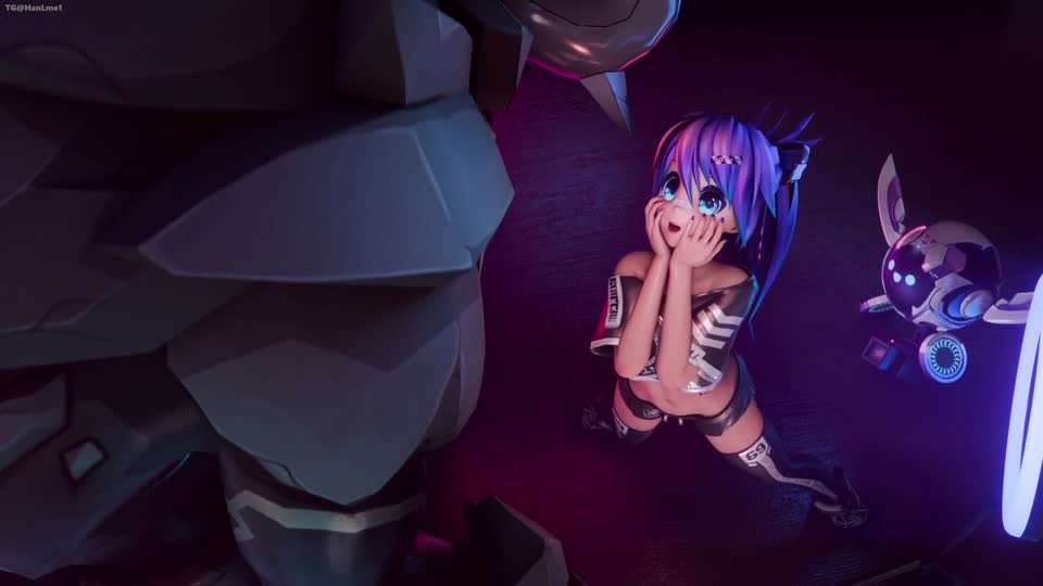 【3D】V佬最新作品，大战巨型丘丘人#二次元#动漫#3D